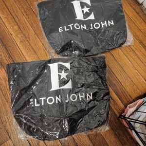 Black Elton John tote.a